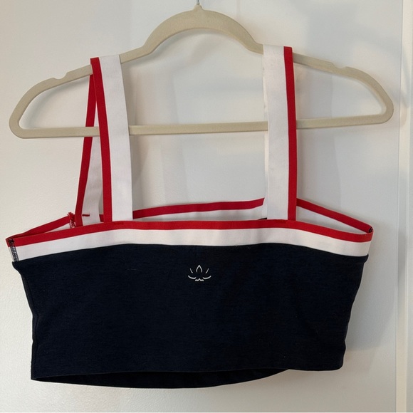 Beyond Yoga Spacedye Sea You There High Cropped Tank Nocturnal Navy Large - Picture 3 of 7